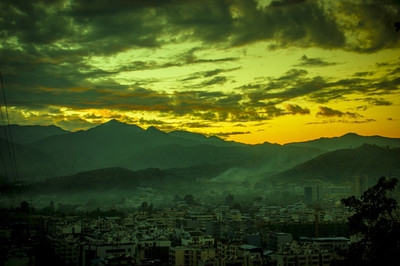 四川省攀枝花市鳥瞰